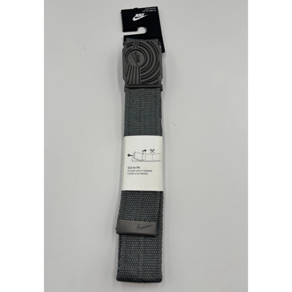 Nike Men's Adjustable Belt Cut to Fit Up to Size 42 NWT ONE SIZE (DKGRY) 73548 - Picture 1 of 3